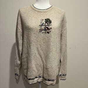 Vintage Northern Reflections Grandma Crewneck Embroidered Sweater Size Medium